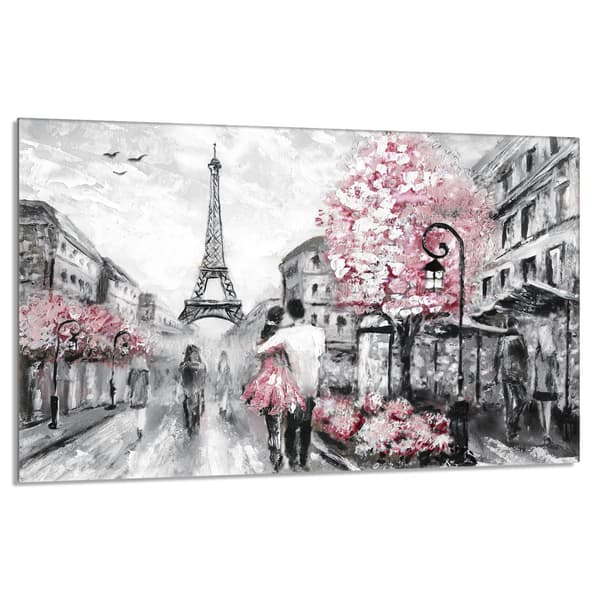 Lasinen suojalevy liedelle 80x52 Paris
