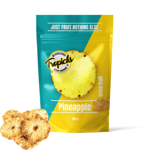 Tropicks Tørret ananas 100 g