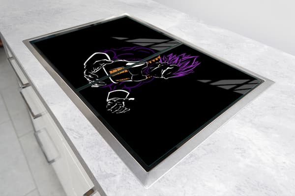 85x52 ANIME GLAS SKYDDSPLÅT FÖR SPIS