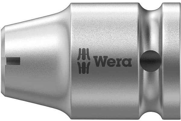Bitadapter, 1/2" maskintop, 1/4" bitholder Wera