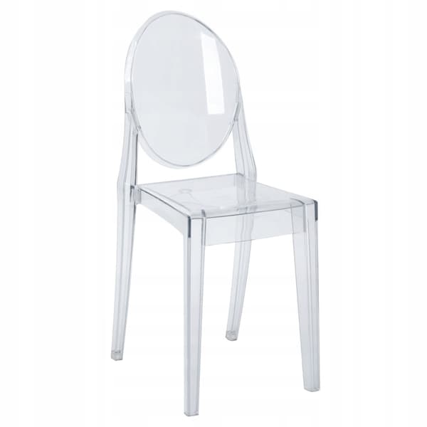 TRANSPARENT KRISTALLIN Stol Modern Hållbar