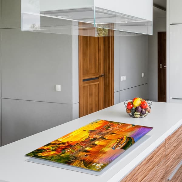 Lasinen suojalevy liedelle 90x52 veneelle