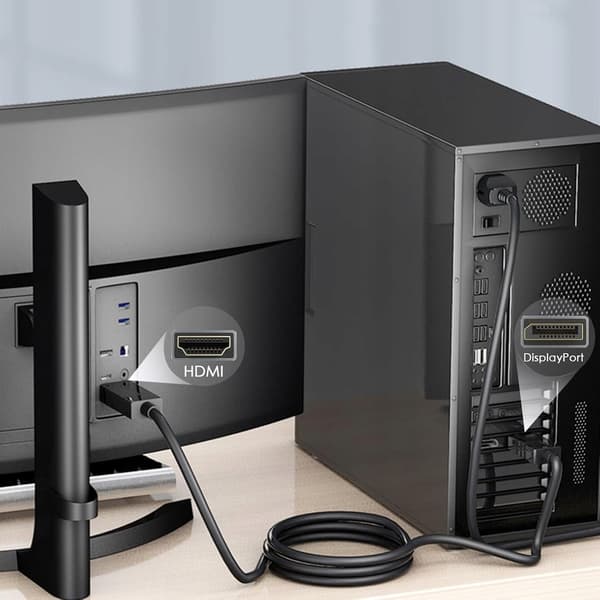 DISPLAY PORT HDMI-kaapeli 1,8M 4K DP DisplayPort