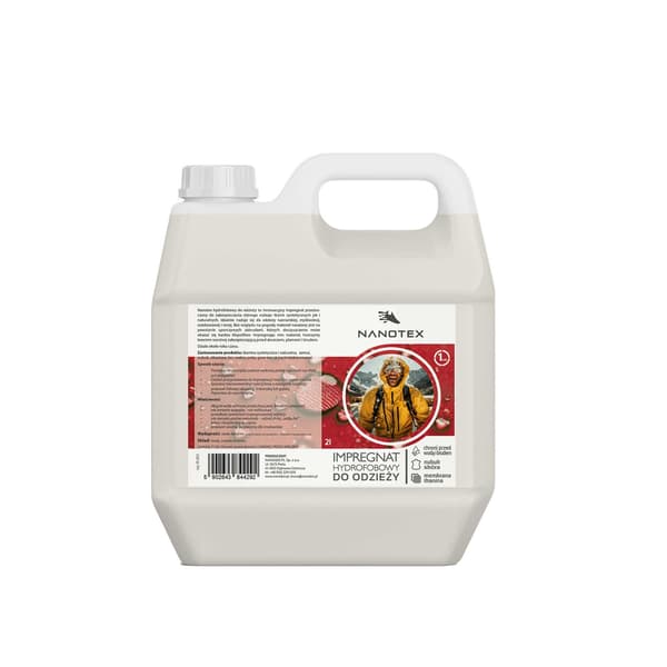 NanoTex hydrofob imprægnering til tøj 2L