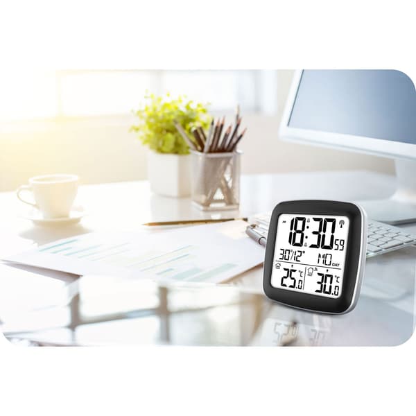 Väderstation med display BD-903 silver