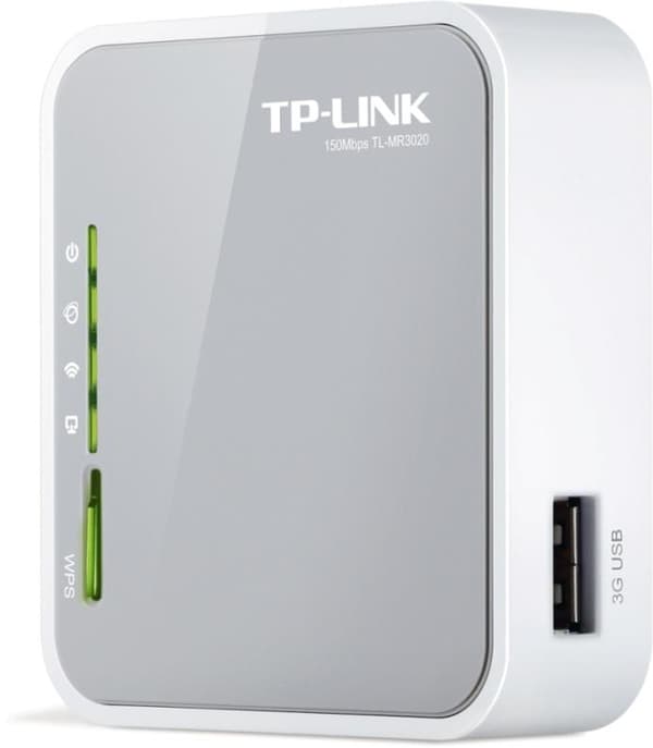 TP-Link TL-MR3020 router, 3G/3.75G, bärbar
