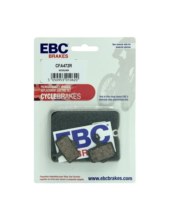 CFA472R - EBC Brakes Organic Performance Cykelbromsbelägg