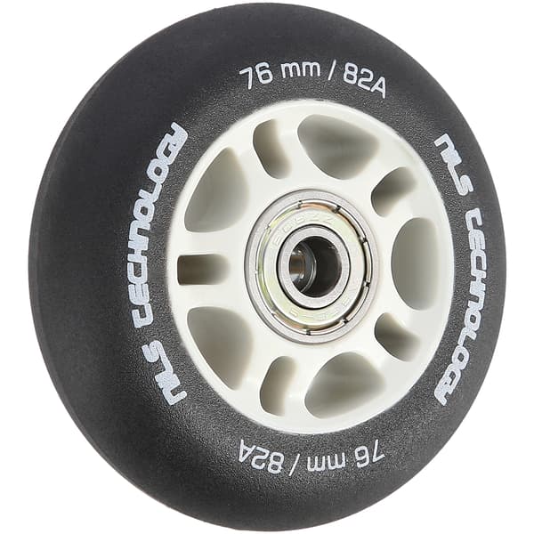 PU 76x24 82A SORT MAT (4 stk.) + ABEC-9 (8 stk.) NILS EXTREME SÆT
