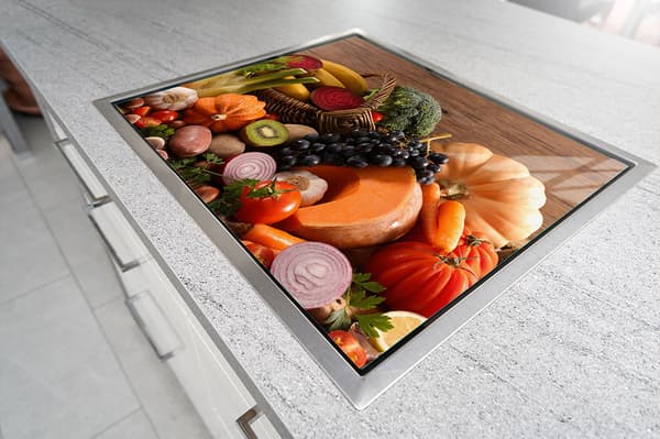 GLASSKYDDSPLÅT FÖR SPIS 70x52 MAT