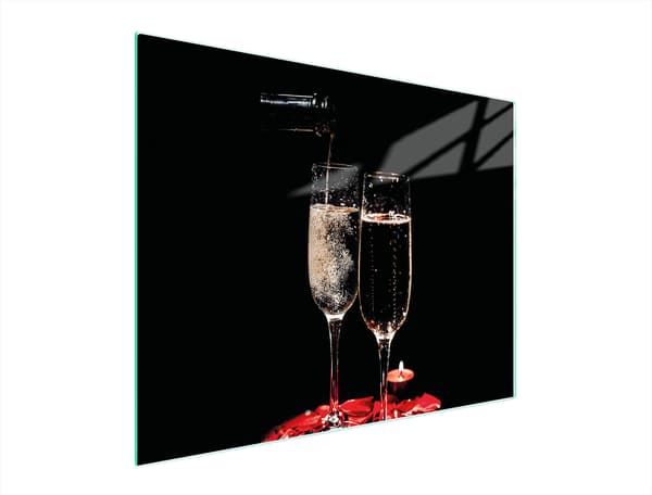 GLAS SKÆREBRÆT 52x40 VIN