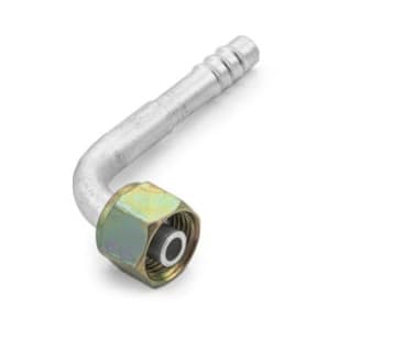 O-ring hun-forbindelse 90° vinkel DN08 gevind 5/8-18