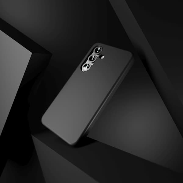 Silikone cover til Samsung Galaxy S25+ Icon - sort