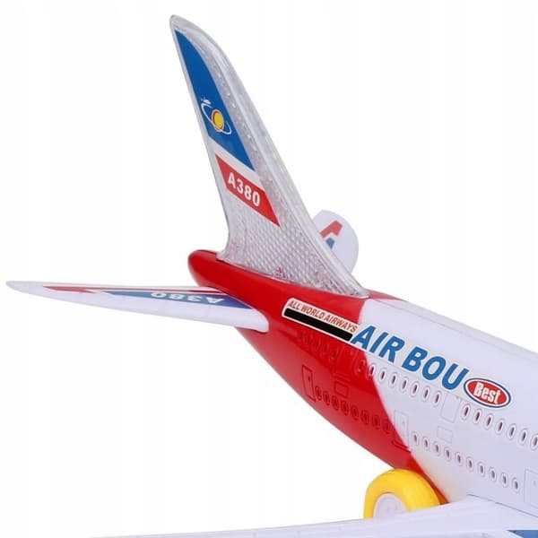 PASSAGERFLYLYSLYD kører STORE 45 cm A380 LED-dioder