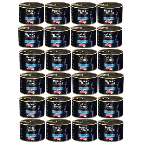 DOLINA NOTECI Premium rik på lamm - våtfoder för katter - 24x185g