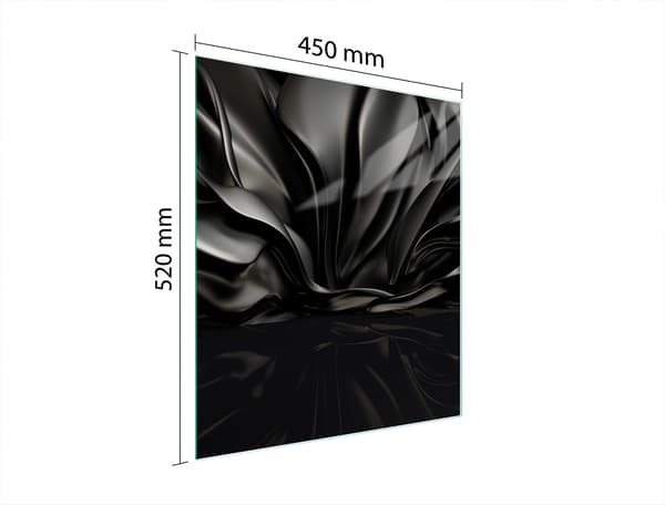 SKÄRBRÄDA I GLAS 45x52 MÖNSTER