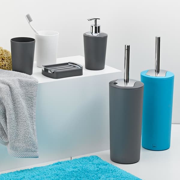 Kela Marta sæbedispenser, 0,35 l, diameter 8 x 17 cm, sort