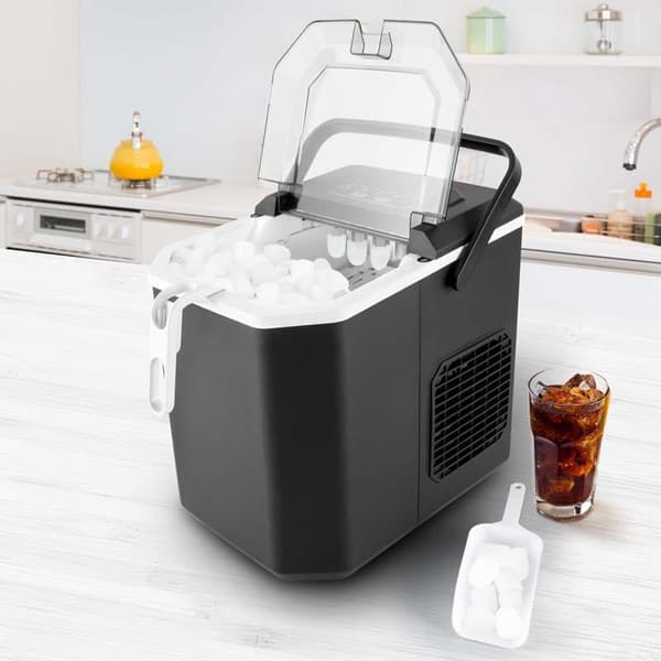 Jääpalakone 12kg/24h Kitchencook CUBEO BLACK