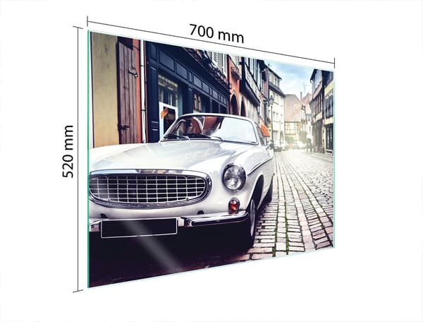 LASINEN SUOJALEVY LIEDELLE 70x52 AUTO