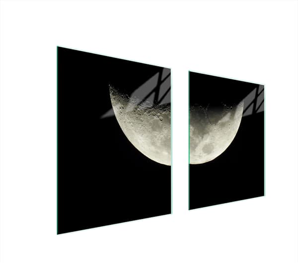 LASINEN SUOJALEVY LIEDELLE 85x52 MOON
