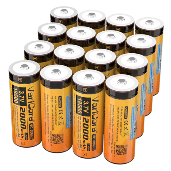 Battericell VariCore VC-2000C Plus litium-jon 18500 3,7V 2000mAh batteri