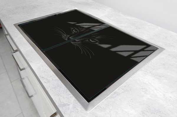 GLASSKYDDSPLÅT FÖR KÖK 2x35x52 KAT