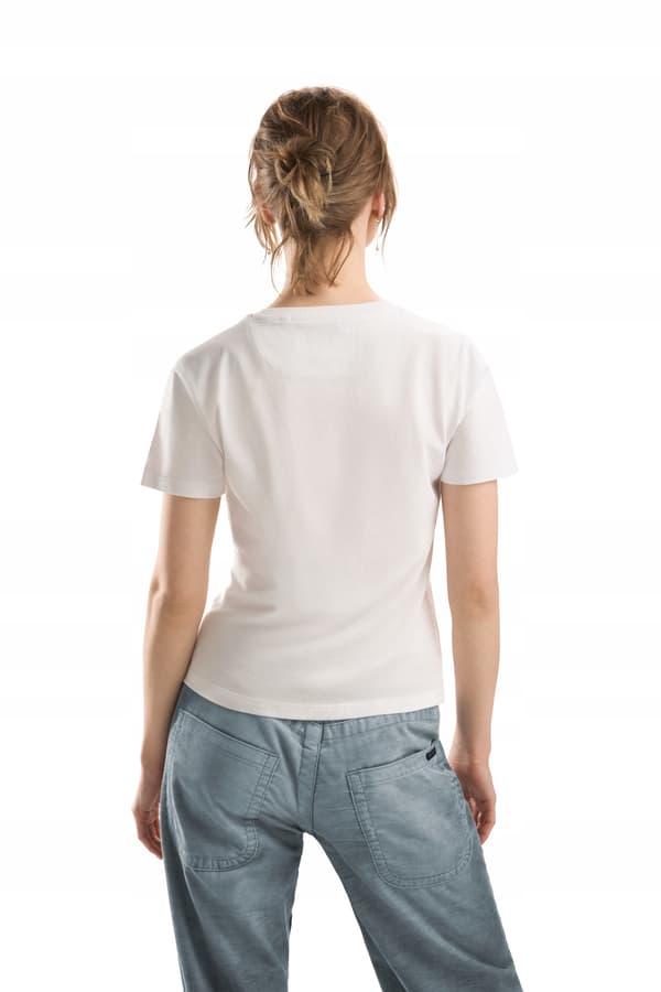 BDTS-01 M COLD WHITE Bomulds-T-shirt til dame SIENNA