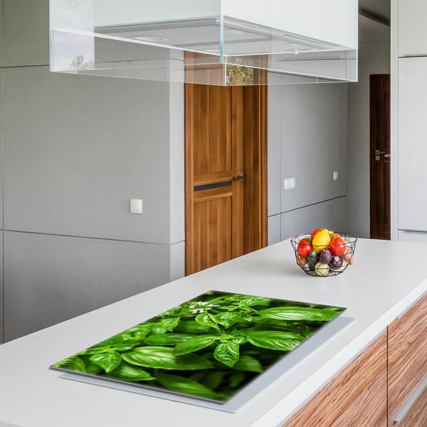 Glasskydd för spishäll 80x52 Basil