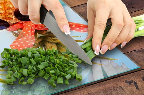 GLASSKYDDSPLÅT FÖR SPIS 50x52 ANANAS