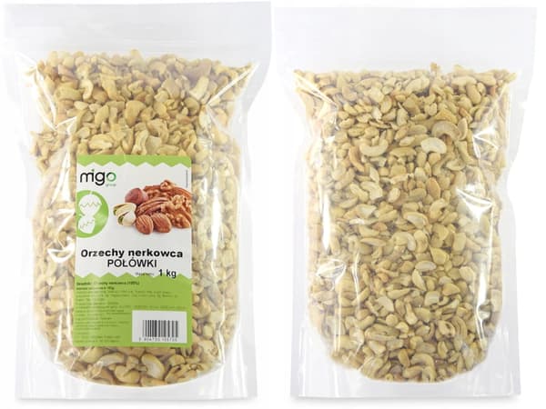 Migogroup Cashewnødder halverede 1 kg