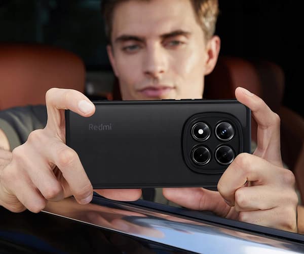 SORT MATET ETUI TIL XIAOMI REDMI NOTE 14 PRO 5G / 14 PRO PLUS 5G