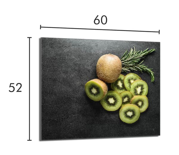 Glasskydd för spishäll 60x52 Kiwi