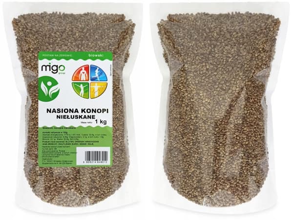 MIGOgroup hampfrön spannmål 1 kg