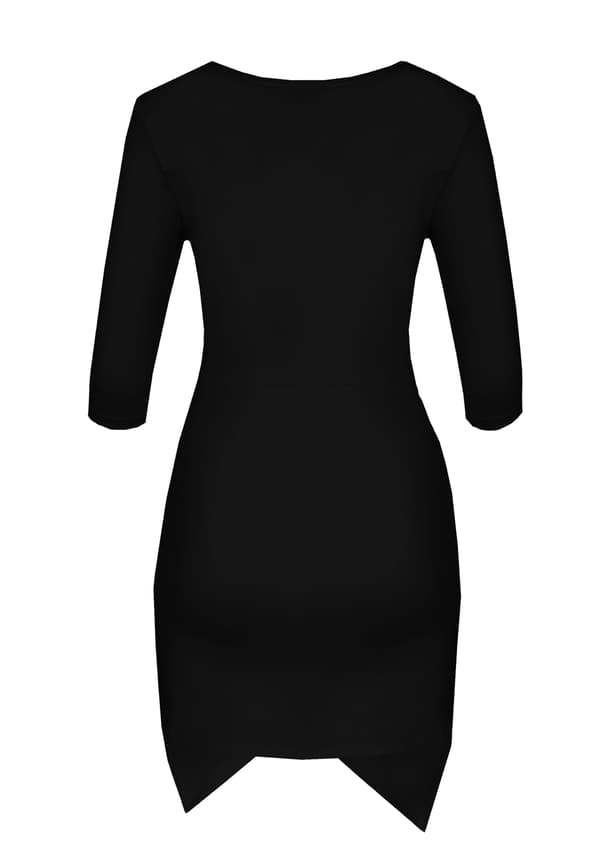 Kjole L012 Sort XL