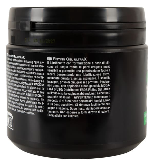 EROS UltraX Silikone Vandglidemiddel til Fisting 500 ml