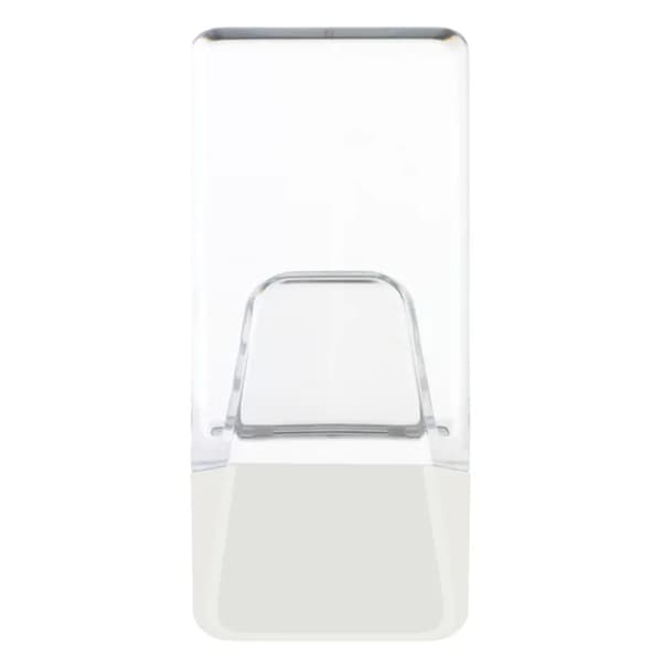 TESA POWERSTRIPS Transparente hvide kroge 2 stk.