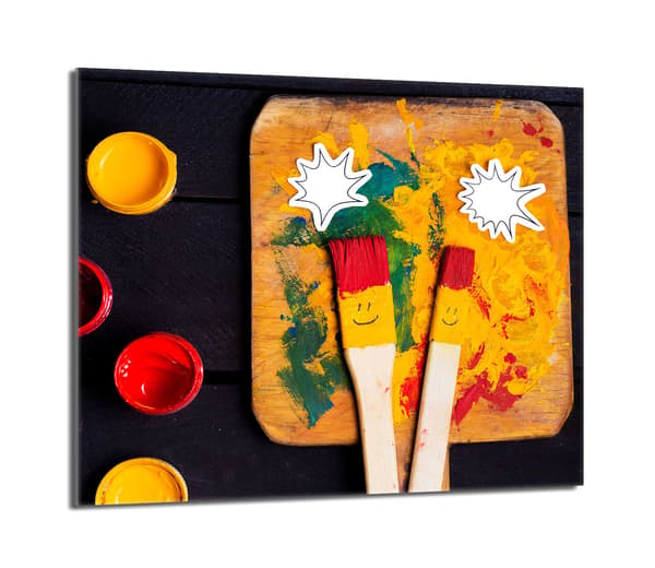 Lasinen suojalevy liedelle 60x52 Smile