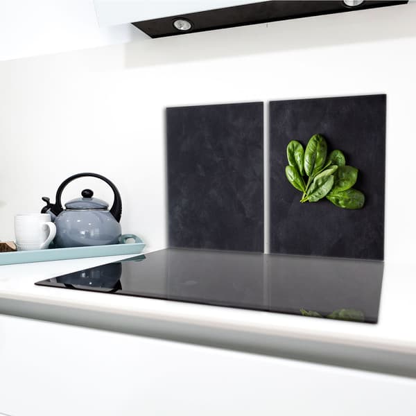 Glasbeskyttelsesplade til komfur 2x40x52 Basil