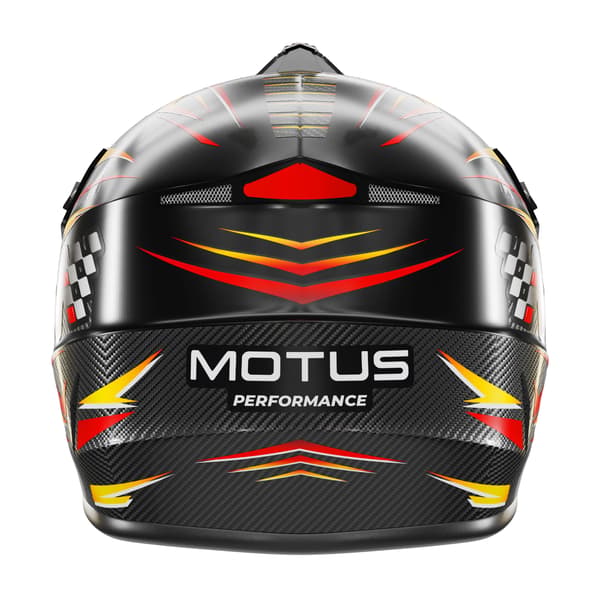 Motus Daytona Performance Sort Integralhjelm - Størrelse XL