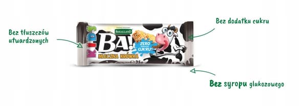 Baton Ba! Bakalland mjölkfudge 25g sockerfri