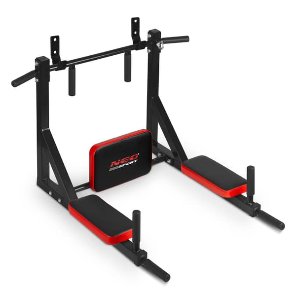 Väggmonterad pull-up-stång med ryggstöd NS-319