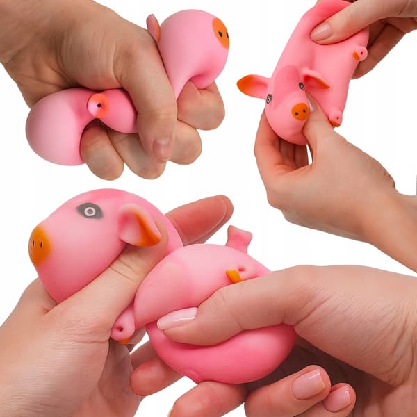 Squishy sød GRIS anti-stress sensorisk strækbar