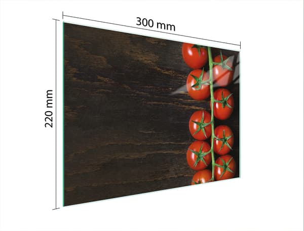 SKÄRBRÄDA I GLAS 30x22 TOMAT