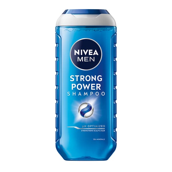 NIVEA MEN STRONG POWER Mild hårshampoo til mænd 250 ml
