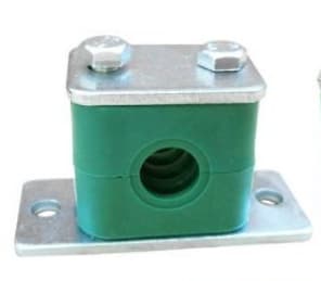 Enkeltholder til hydrauliske rør 15 mm klemmer