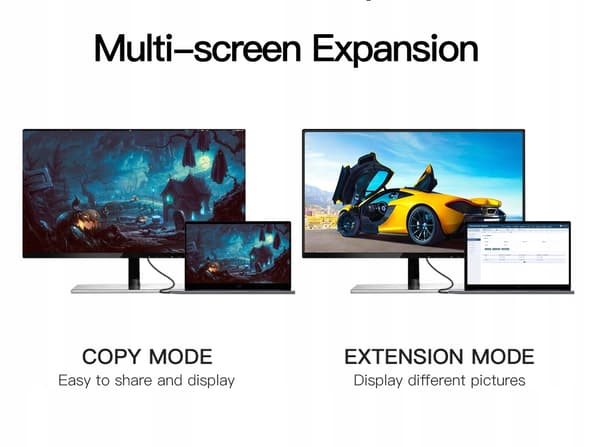 Lanberg USB-C(M) - DisplayPort(M) -sovitinkaapeli 3m 4K 60Hz musta