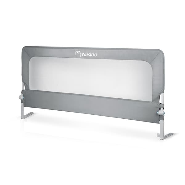 Sängyn kaide, turvaportti, lukko, 200 cm, Nukido NK-228, harmaa