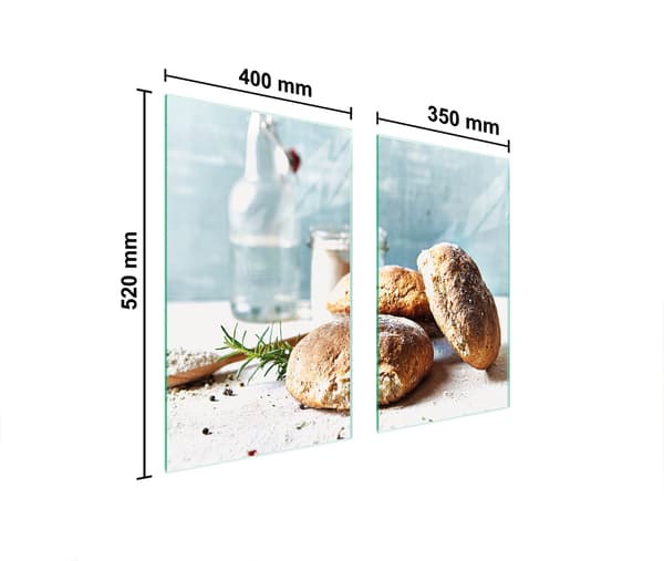 LASINEN SUOJALEVY LIEDELLE 75x52 LEIPÄ