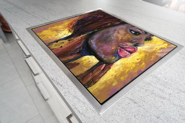 SKÄRBRÄDA I GLAS 52x30 KVINNA