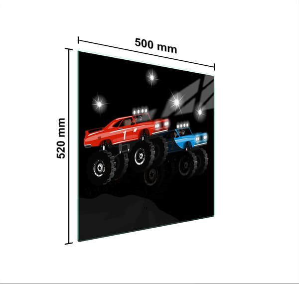 LASINEN SUOJALEVY LIEDELLE 50x52 AUTO