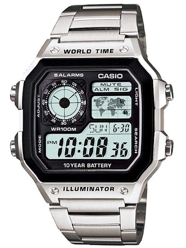 CASIO AE-1200WHD-1A (zd159a) HERRKLOCKA + ASK